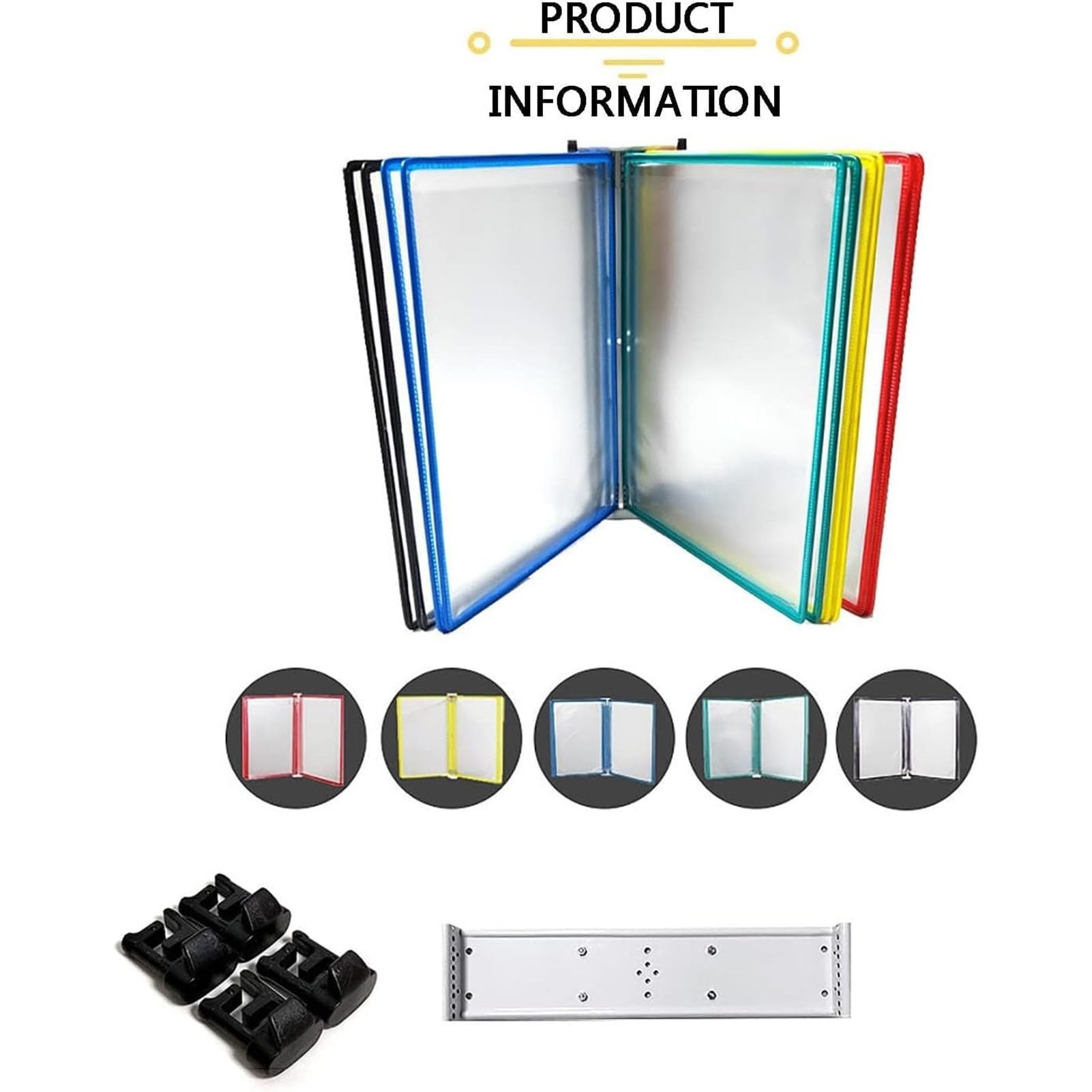 Estante de exhibición de pared de plástico