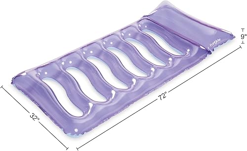 Miniatura 5 de Funsicle Alfombrilla inflable de 6 pies para tumbonas con reposacabezas cómodo