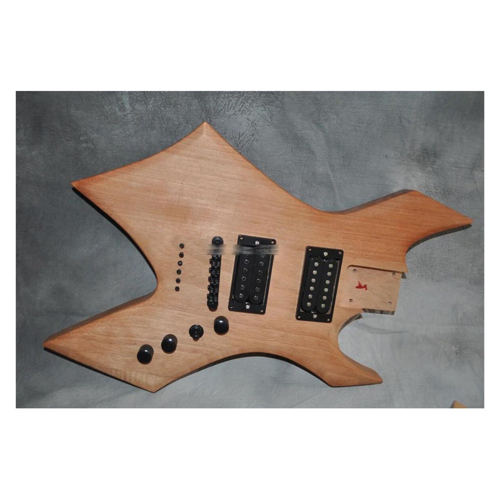 Unfinished Guitar Body 39 Inches DIY Electric Guitar Kit Mahogany Body Maple Neck Rosewood Fingerboard