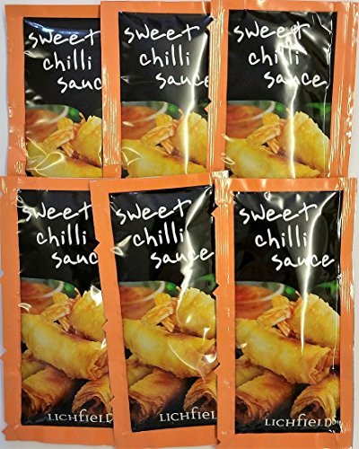 Lichfields Selección de salsa (6 salsas de tartar y 6 salsas de chile dulce)
