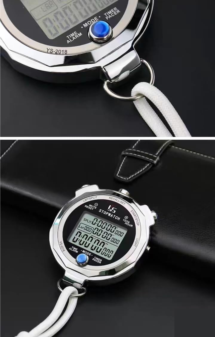 デジタルストップウォッチ 3個セット Amazon.co.jp: ストップウォッチ 3列複数レーン消音 バック