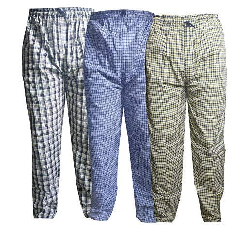 Men's Regular Fit Cotton Checkered Casual Pyjama Lower Pant