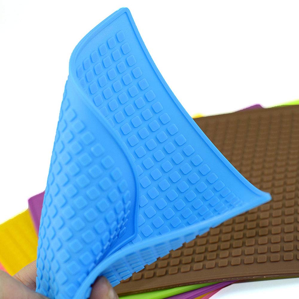 Set de Table en Gel de Silice Lavables Antidérapants (Lot de 4), Faciles à Nettoyer, pour hôtels, Restaurants
