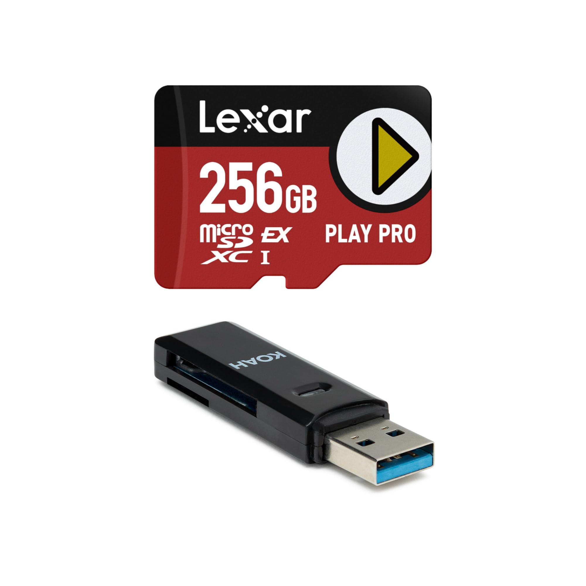 Lexar 256GB Play PRO Express Memory Card with 2-in-1 USB 3.0 Memory Card Reader Bundle-picture-23