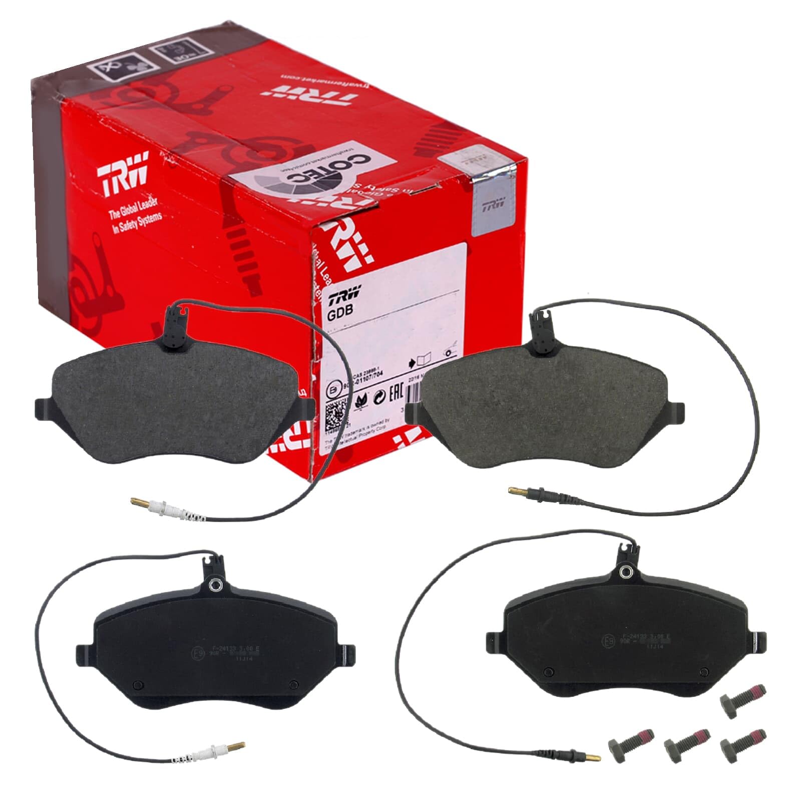 Fits TRW GDB1595 HAM PADS. FRONT 2.2/3.0  ⭐UK Stock⭐