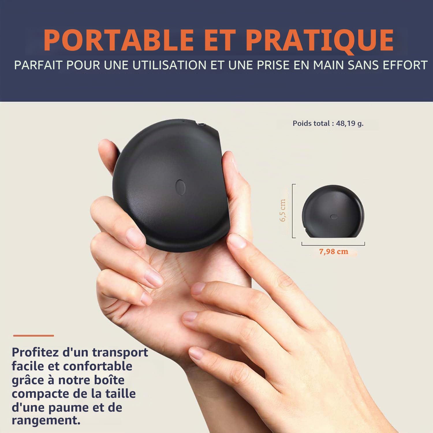 Bouchon d'oreille pour seniors - Bouchon d'oreille numérique BTE avec suppression intelligente du bruit, quatre modes, paire PSAP derrière l'oreille avec contrôle du volume et étui de charge, beige