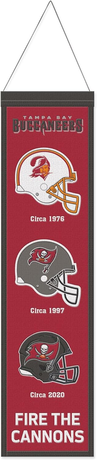 WinCraft Tampa Bay Buccaneers 8" x 32" Evolution Banner