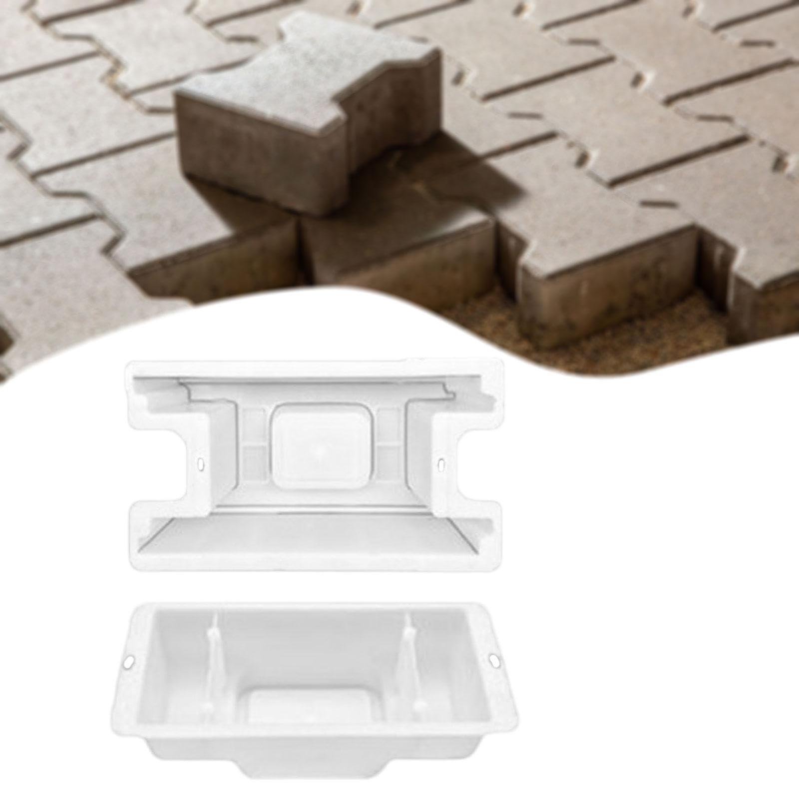 Generic 2 Pezzi Modello Blocchi Pozzo Cemento Mattoni Riutilizzabile in PP per Percorsi E Piante Adatto a Terrazza Parco Cortile Casa Giardino, Style B