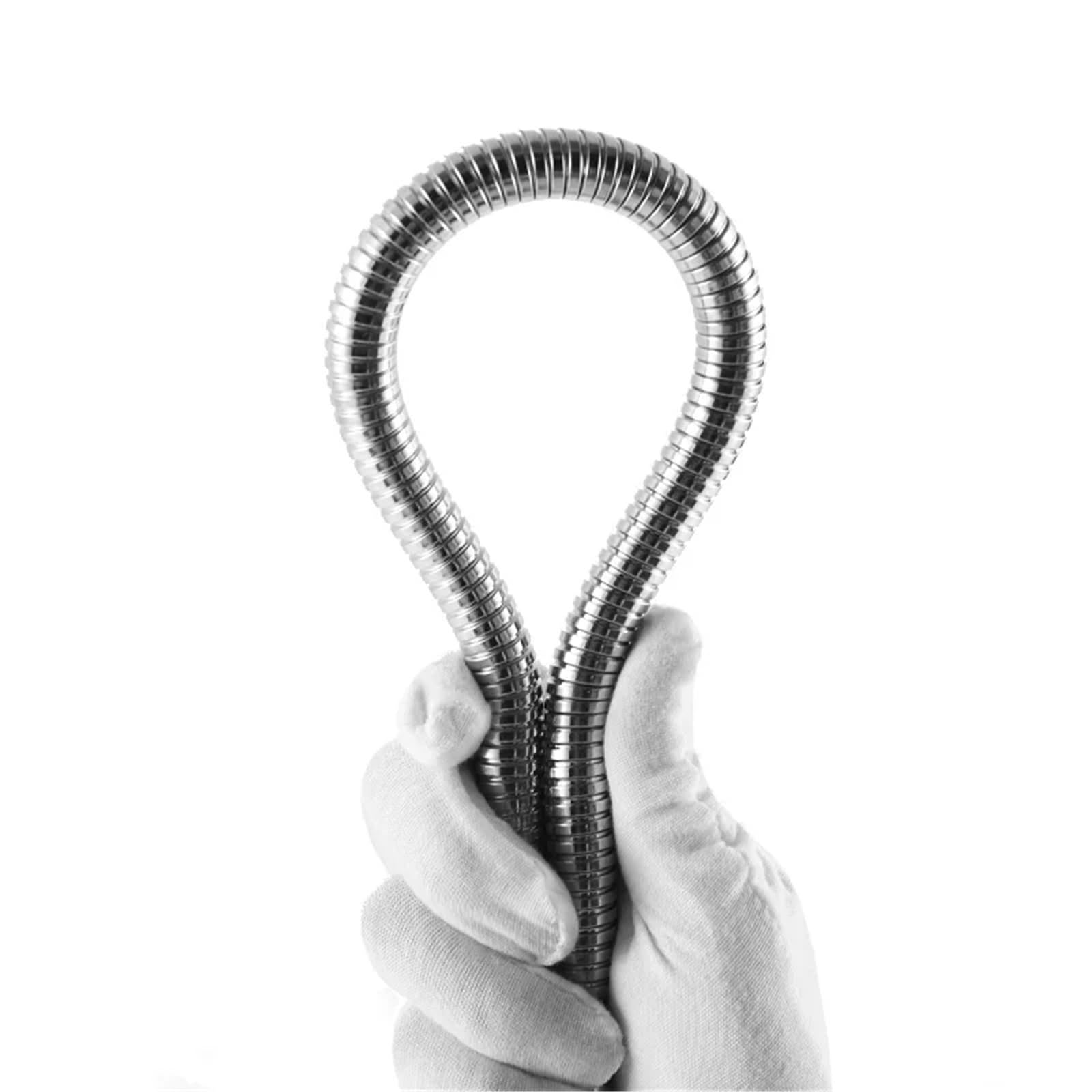 Manguera de ducha de repuesto, Manguera de Ducha 304 Acero Inoxidable Plata Negro 2.0-3Metros(Black,2.5M)