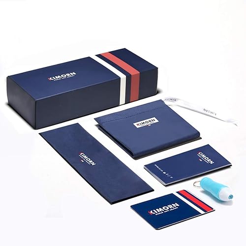 Miniatura 6 de kimorn Gafas de bloqueo de luz azul semi sin montura 2 unidades para mujeres y hombres, lentes transparentes para computadora K052 (negro mate y