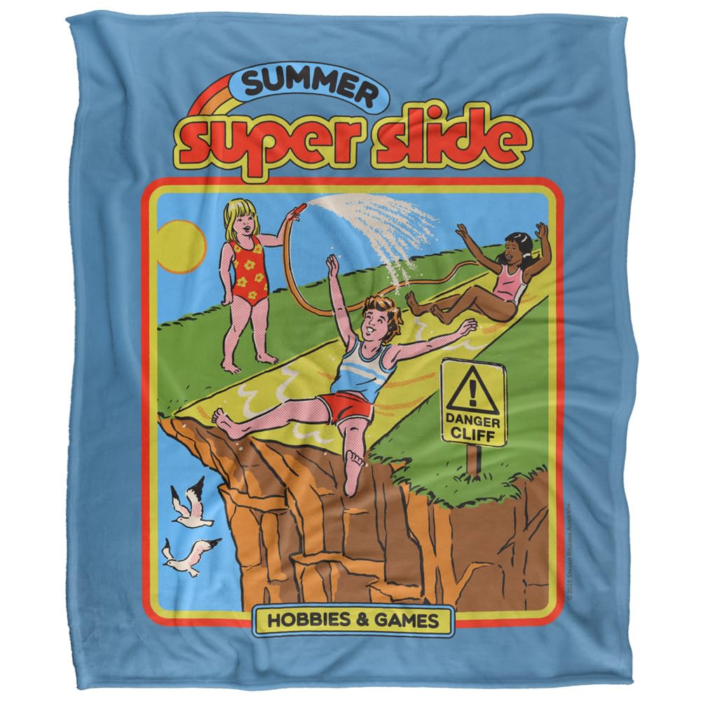 Steven Rhodes Summer Super Slide plaid ultra doux pour remplacer vos couvertures rêches