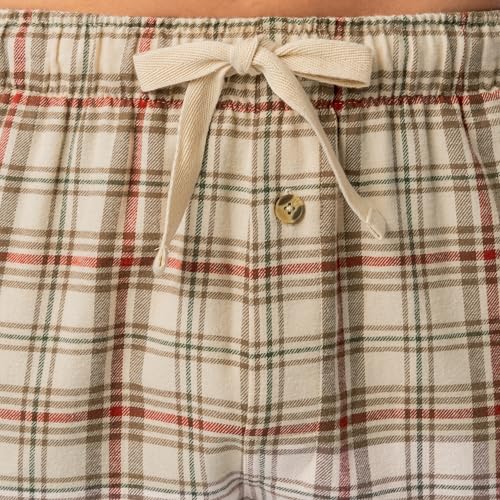 Image of Fruit of the Loom Men's Jersey Knit Top and Flannel Pant Pajama Sleep Set