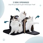 PETSFIT Pet Transporteur pour Chat, Petits chiens, Transporteur de chiens Airline Approuvé, TSA Transporteur de chat doux approuvé pour le voyage, petit transport d'animaux pour les animaux de compagnie 12 Lbs, Kaki