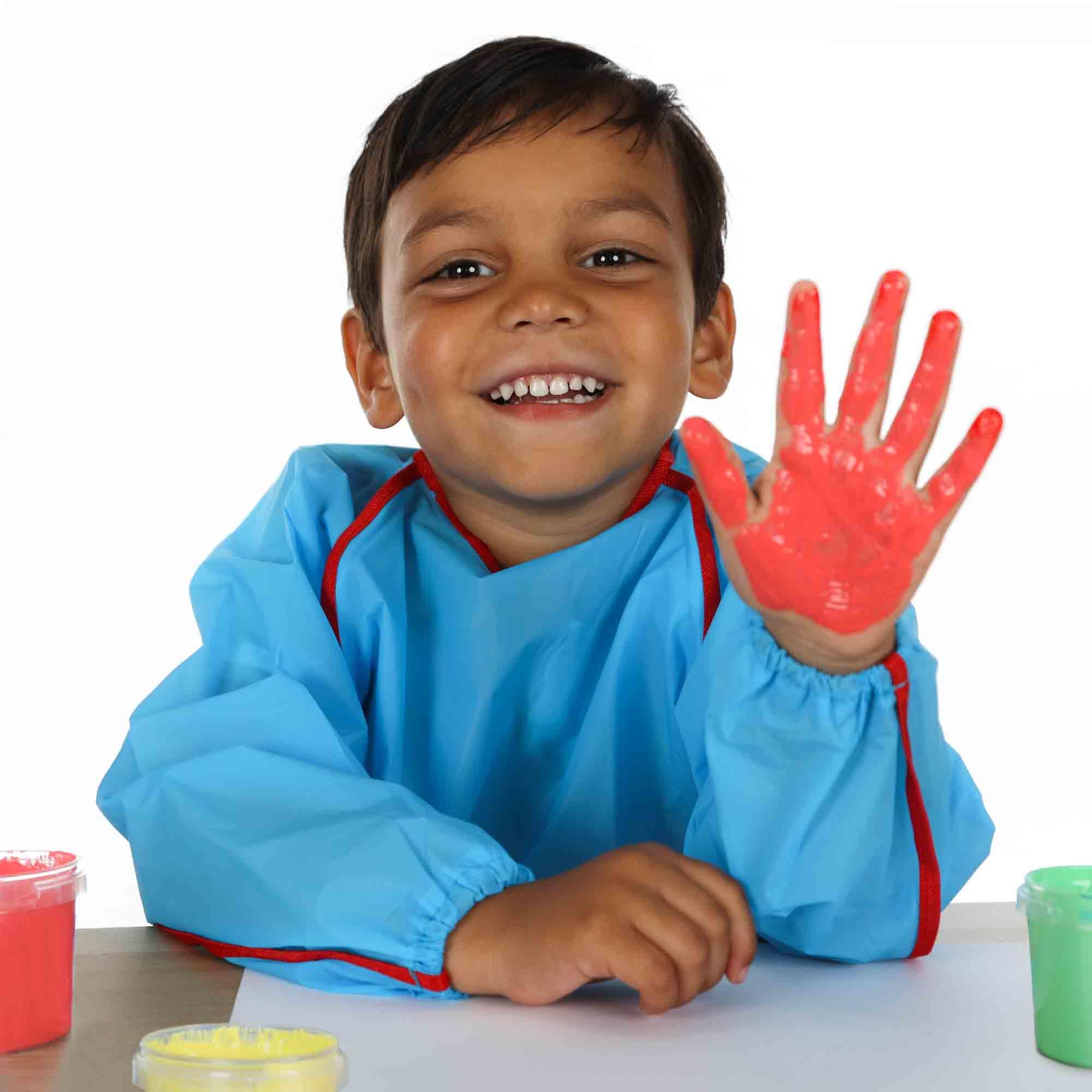 SES Creative (00305) Washable Fingerpaints 4 Colours, Mixed, Blue, Red, Green, Yellow, 150 mililitros - Image 2