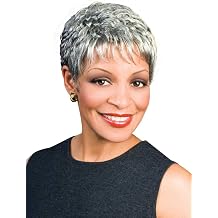Foxy Silver Naomi - Heat Resistant Fiber Full Wig in 4