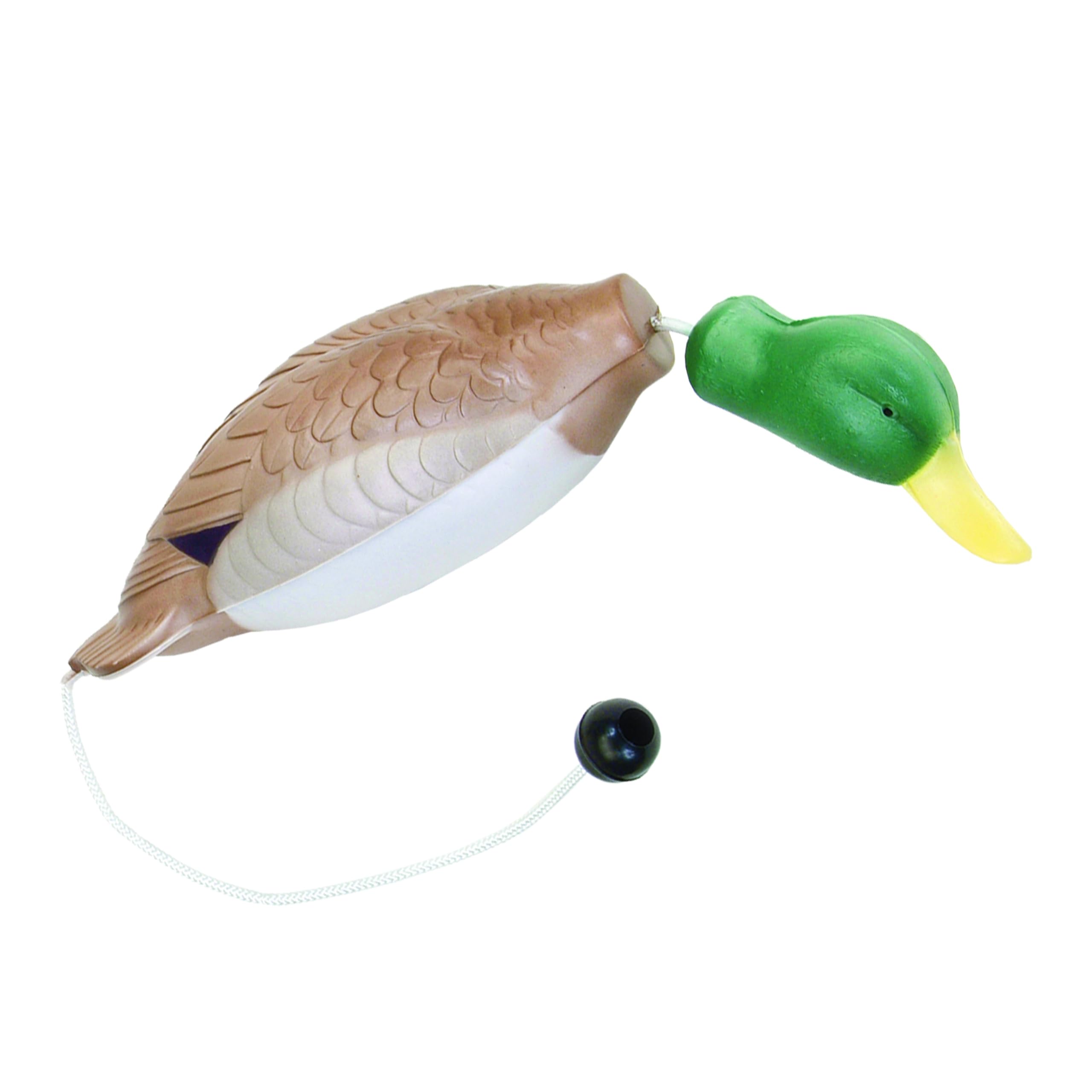 Coastal Pet - Water & Woods Tethered-Head Foam Fowl Dog Trainer, Mallard, Small