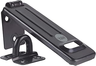 Yale - Y135B/120/BK- 120mm Steel Hasp - Secure Gates - Secure Sheds - High Protection