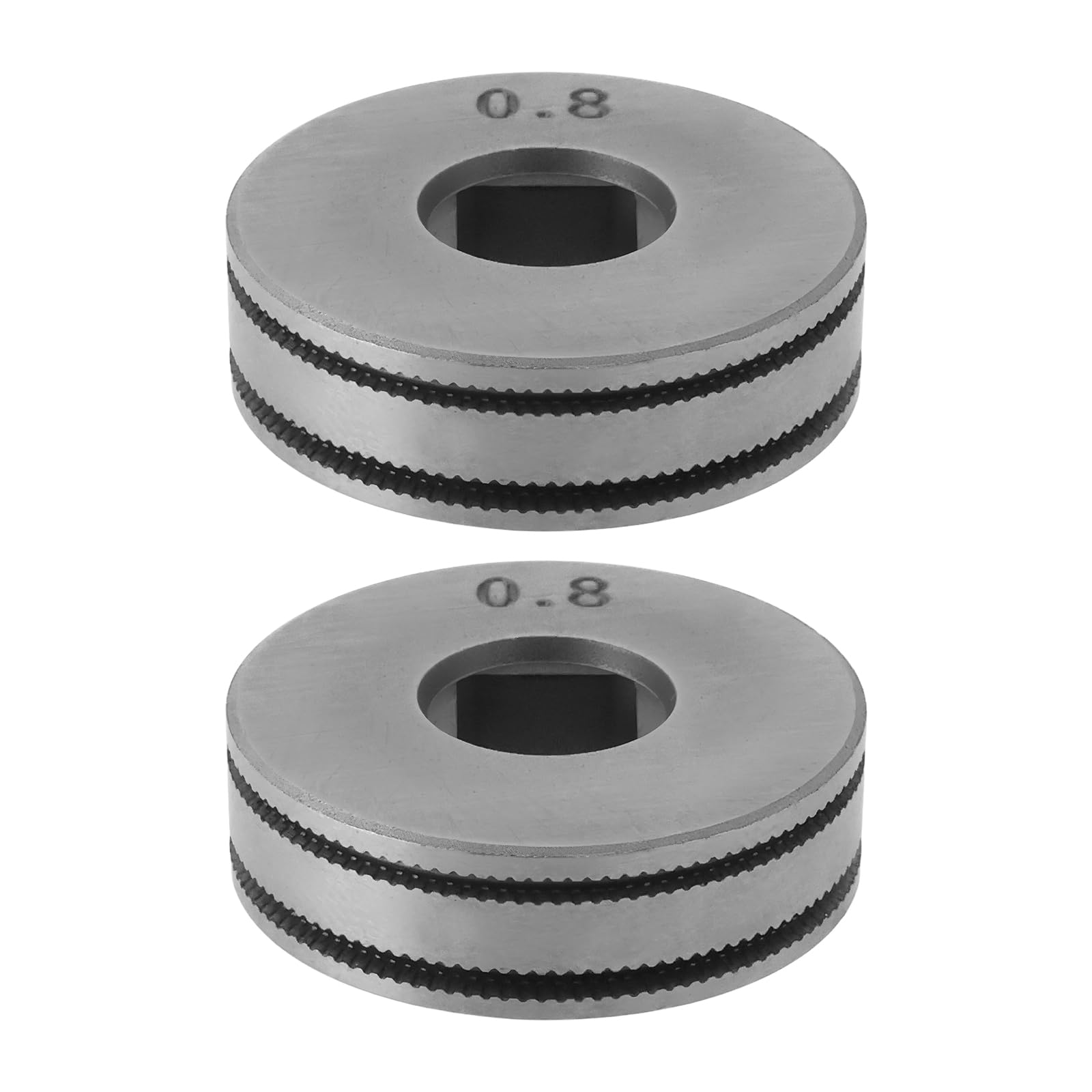 SG Store 2pcs 0.8/1.0mm Wire Feed Drive Rollers Roll Wheels Knurled Groove 25mm Compatible with MIG Welder