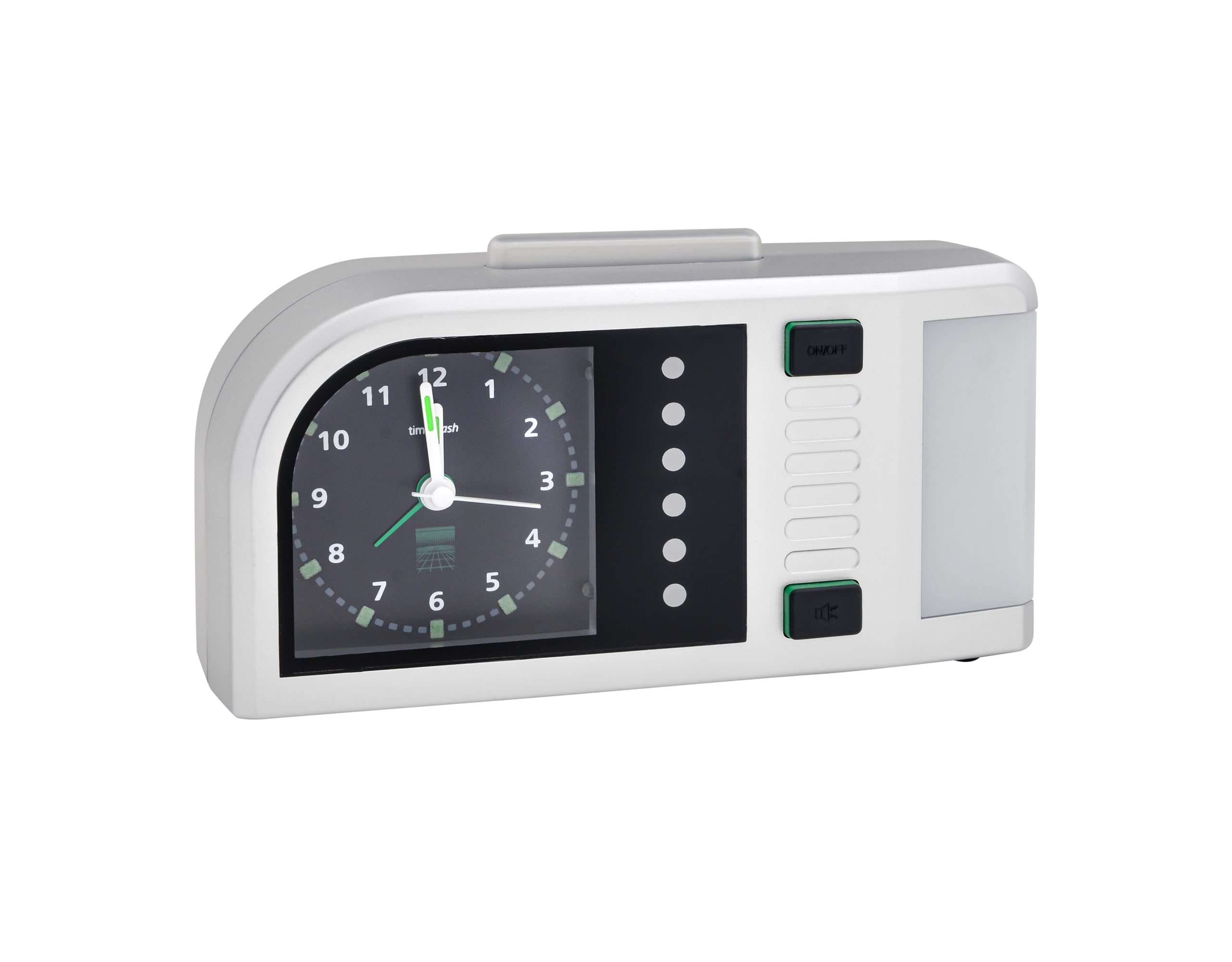 Humantechnik Timeflash analoger Lichtwecker mit Blitz und lautem Alarm