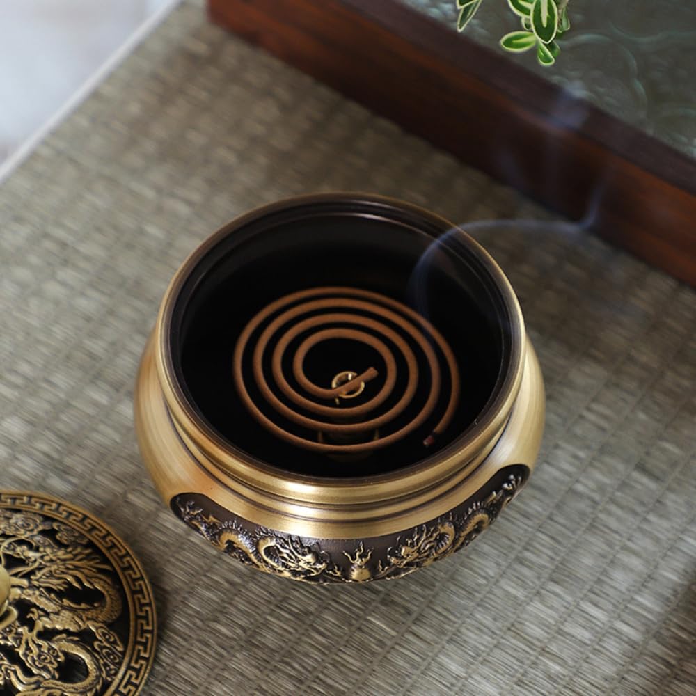 香炉　三本脚 Amazon.co.jp: アンティークブロンズ 3本脚香炉 室内用 中国禅茶道