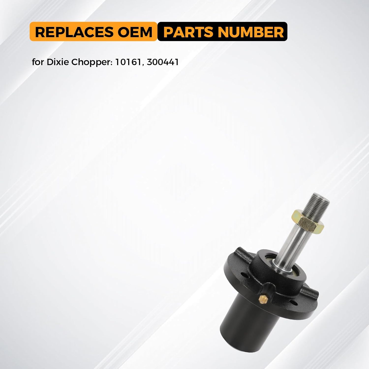 Lawn Mower Spindle Assembly for Dixie Chopper 50 60 inch Deck Short Shaft Zero Turn Mower Replacement Part Number 10161 300441