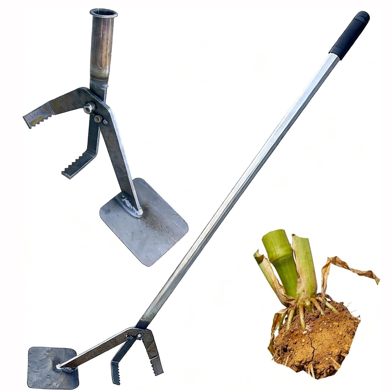 YXZQLOZ Heavy-Duty, Effort-Saving Tree Root/Stump Removal Tool – Quickly Remove Stumps; Manual Lever-Action Stump Puller
