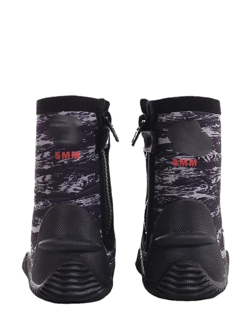 Calzari Sub Calzini da immersione in neoprene 5 mm, scarpe, stivali, surf, spiaggia for adulti, pinne nuoto, muta