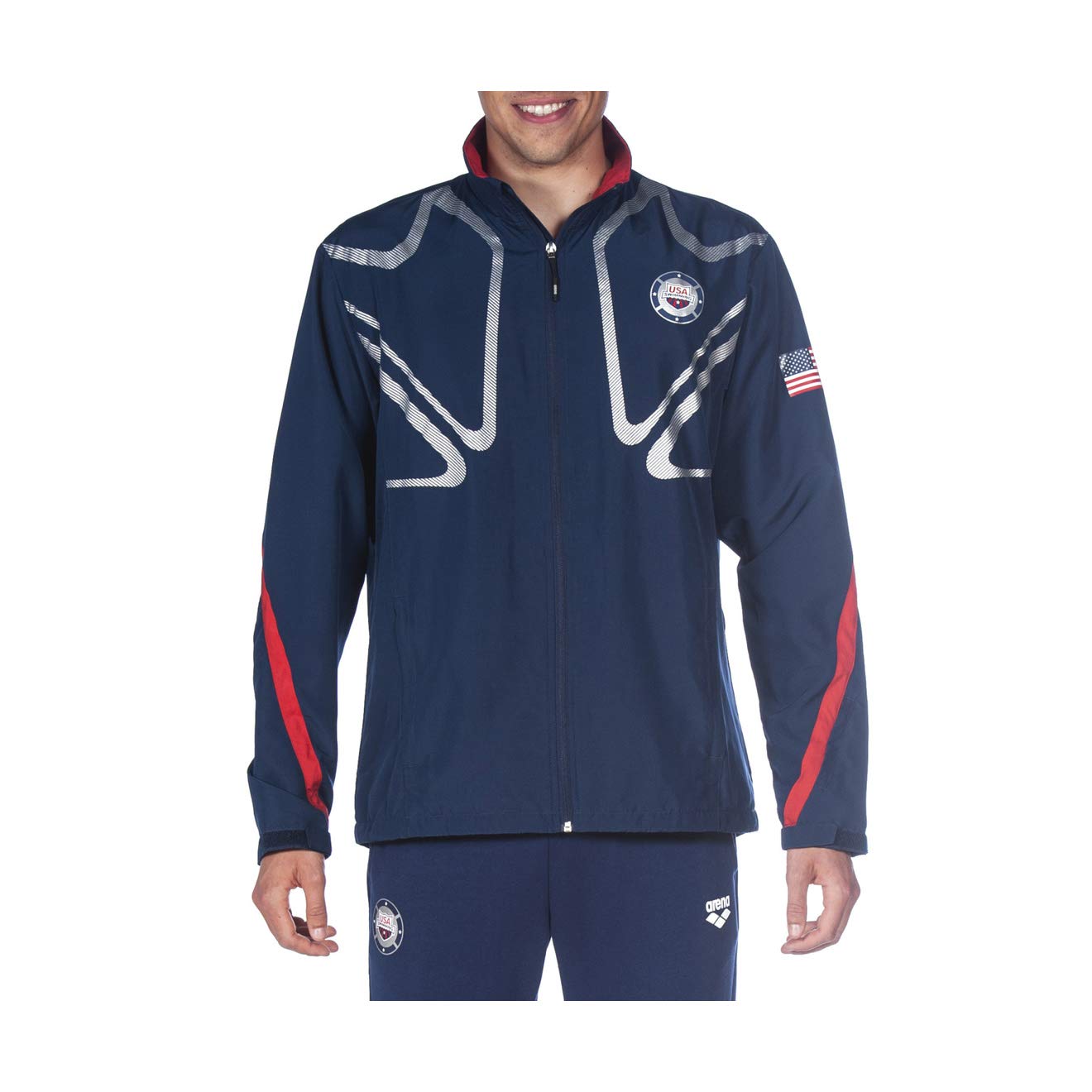 Chaqueta para calentar Arena con cremallera y aislamiento térmico deportivo unisex 2