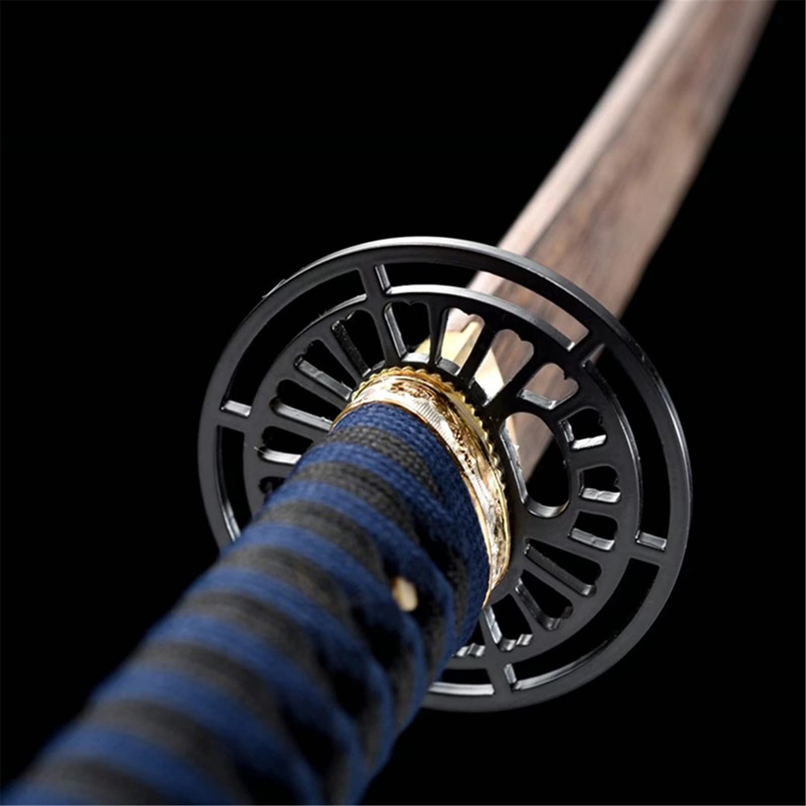 Épée de samouraï en Palissandre de 103cm avec Gaine, Katana en Bois, Bokken Fait à la Main pour l'entraînement de Kendo, Affichage à la Maison, Cosplay, Collection-C Style