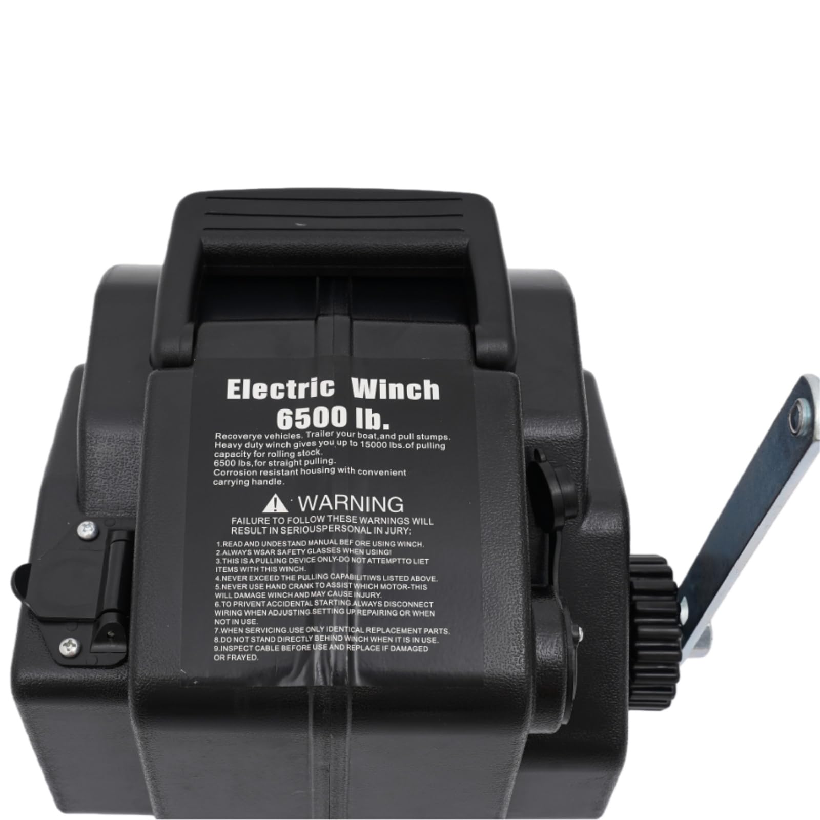 Cabrestante eléctrico con mando a distancia, 12 V, 6500 libras, cabrestante de remolque, para 5000 libras, barcos, vehículos todoterreno, remolques, camiones, motor de bobinado, cabrestante de cable