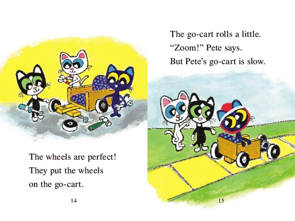 Pete the Kitty: Ready, Set, Go-Cart!: Pete the Kitty builds a go-cart with help from pals Bob and Gus in this My First I Can Read teamwork tale for ages 3-5 image 3