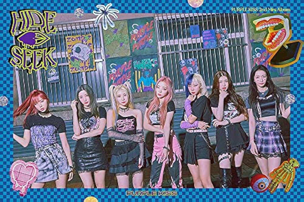PURPLE KISS - PURPLE KISS HIDE & SEEK 2nd Mini Album [ HIED