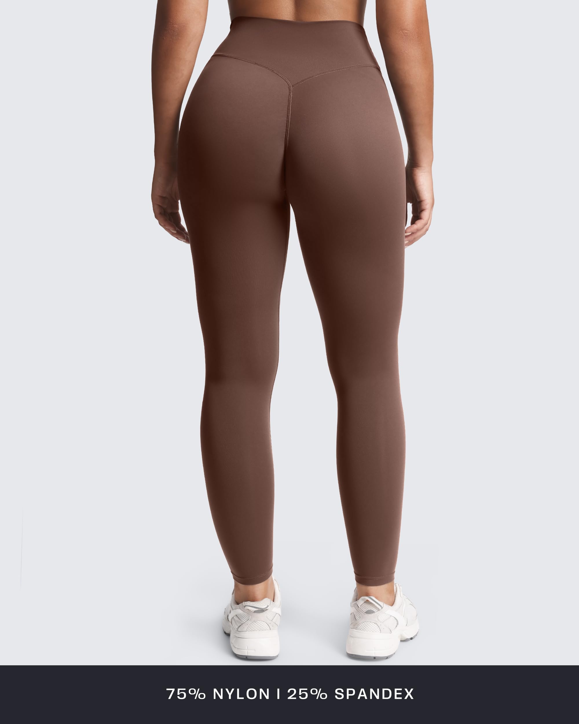 Aoxjox Workout-Leggings für Damen, Bauchkontrolle, athletisch, Fitnessstudio, Laufen, Vanity, V-Ausschnitt, versteckte Scrunch-Yogahose