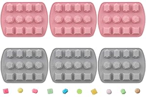 Nicunom 6 Pack Crystal Gem Candy Molds
