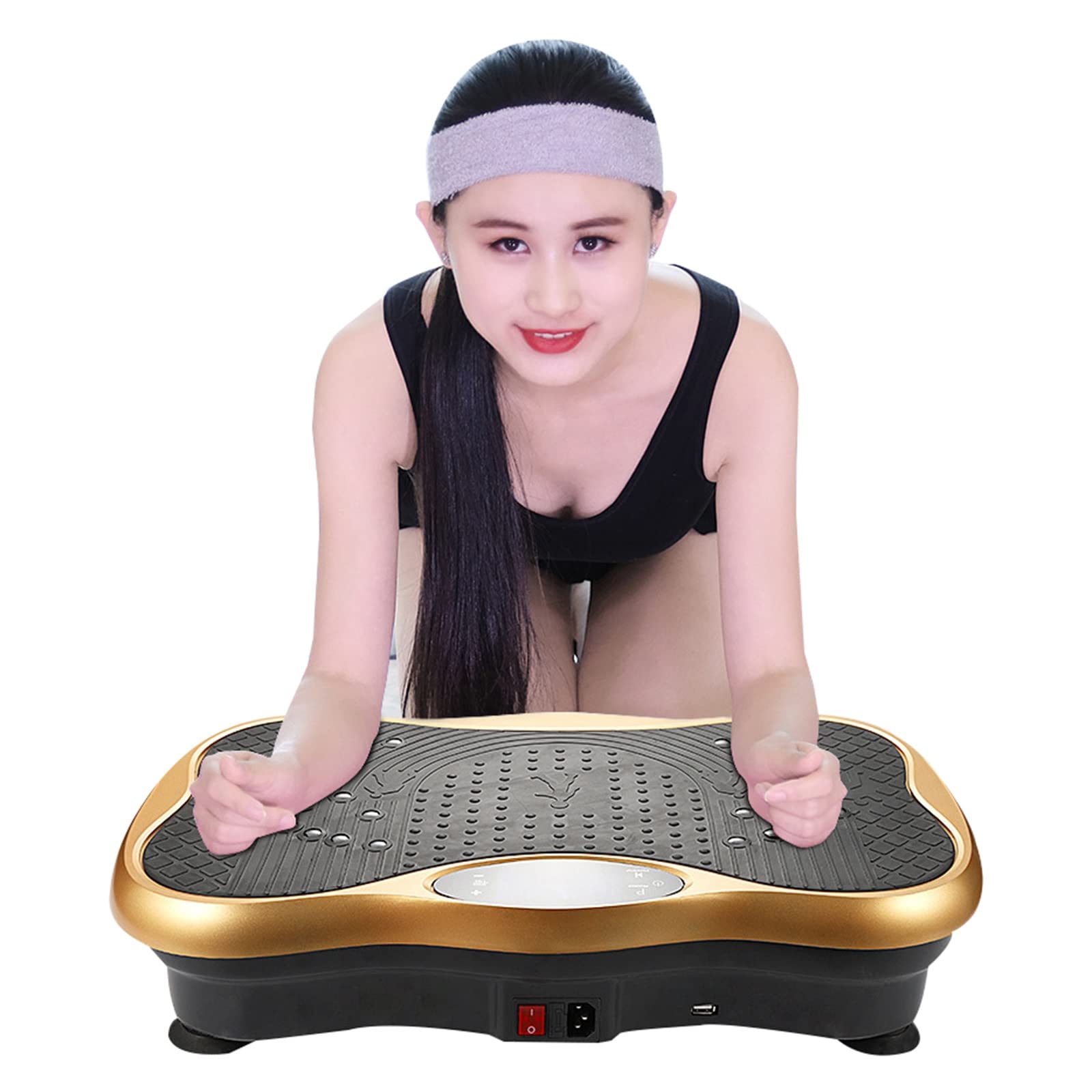 Pedana Vibrante for Esercizi - Piattaforma Fitness con Vibrazione for Tutto Il Corpo for Perdita di Peso, Tonificazione e Benessere - Peso Massimo Utente 150 kg