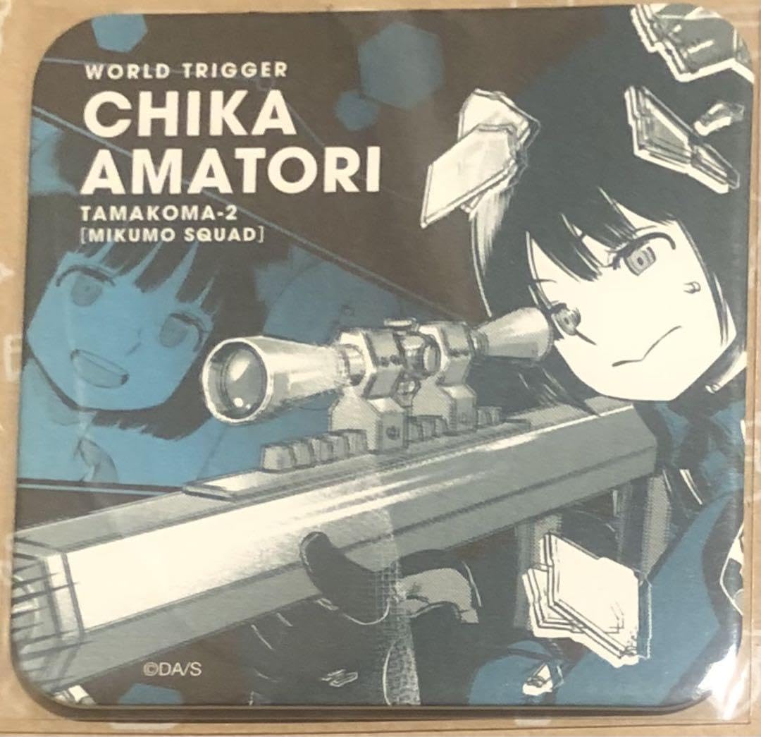 ワールドトリガー ワートリ 雨取千佳アートコースター ポラ