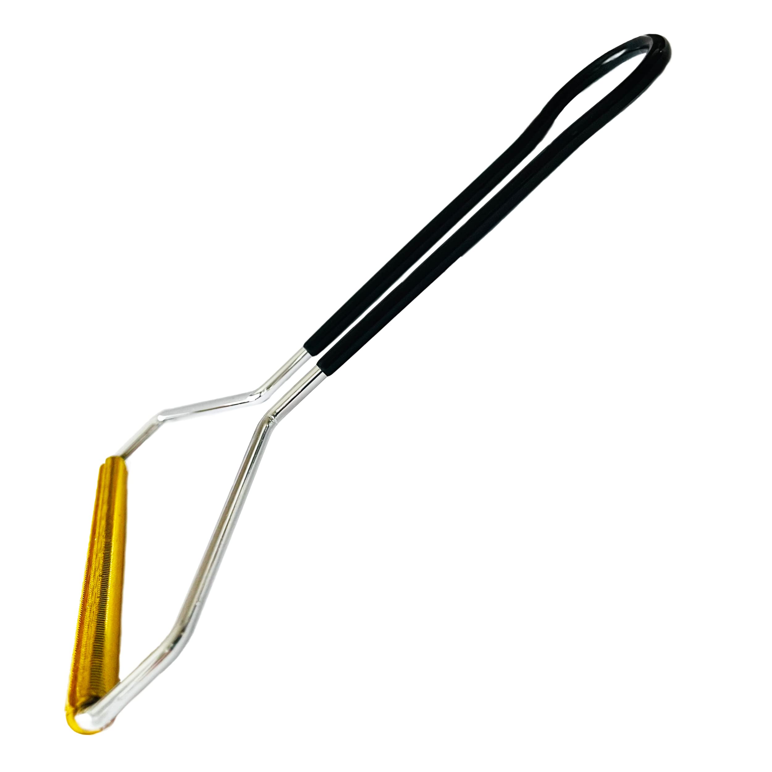 REXZONO Lint and Pet Hair Remover Tool - Carpet Scraper and Comb for Dog and Cat Fur - Suitable for Carpets, Cars, and Upholstery (Black)