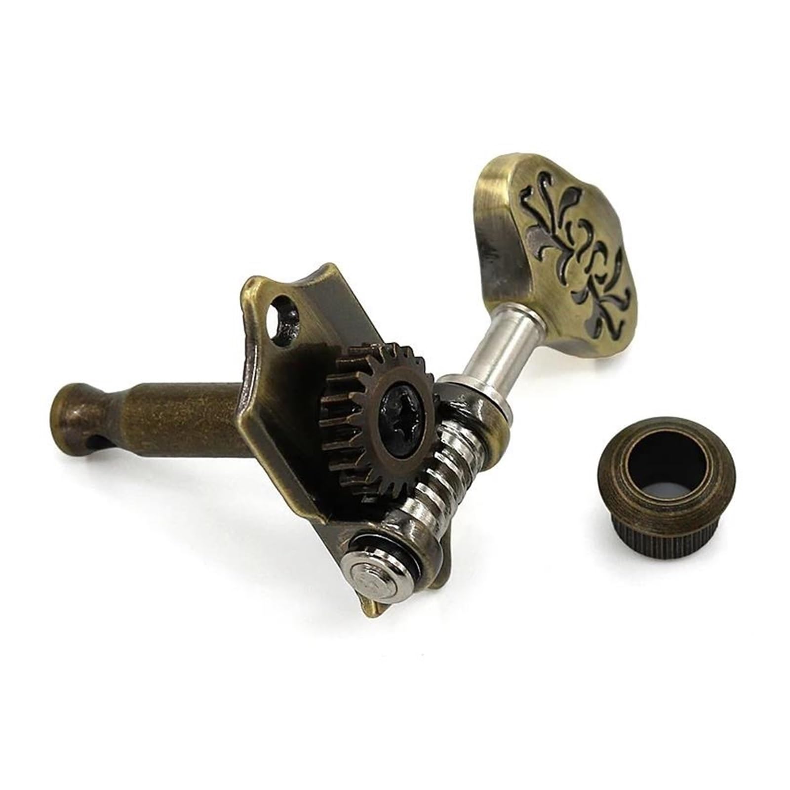 Testa della macchina per accordare la chitarra Meccaniche Per Chitarra Acustica Folk Elettrica E Corde Chiuse/aperte Per 3L 3R(12)