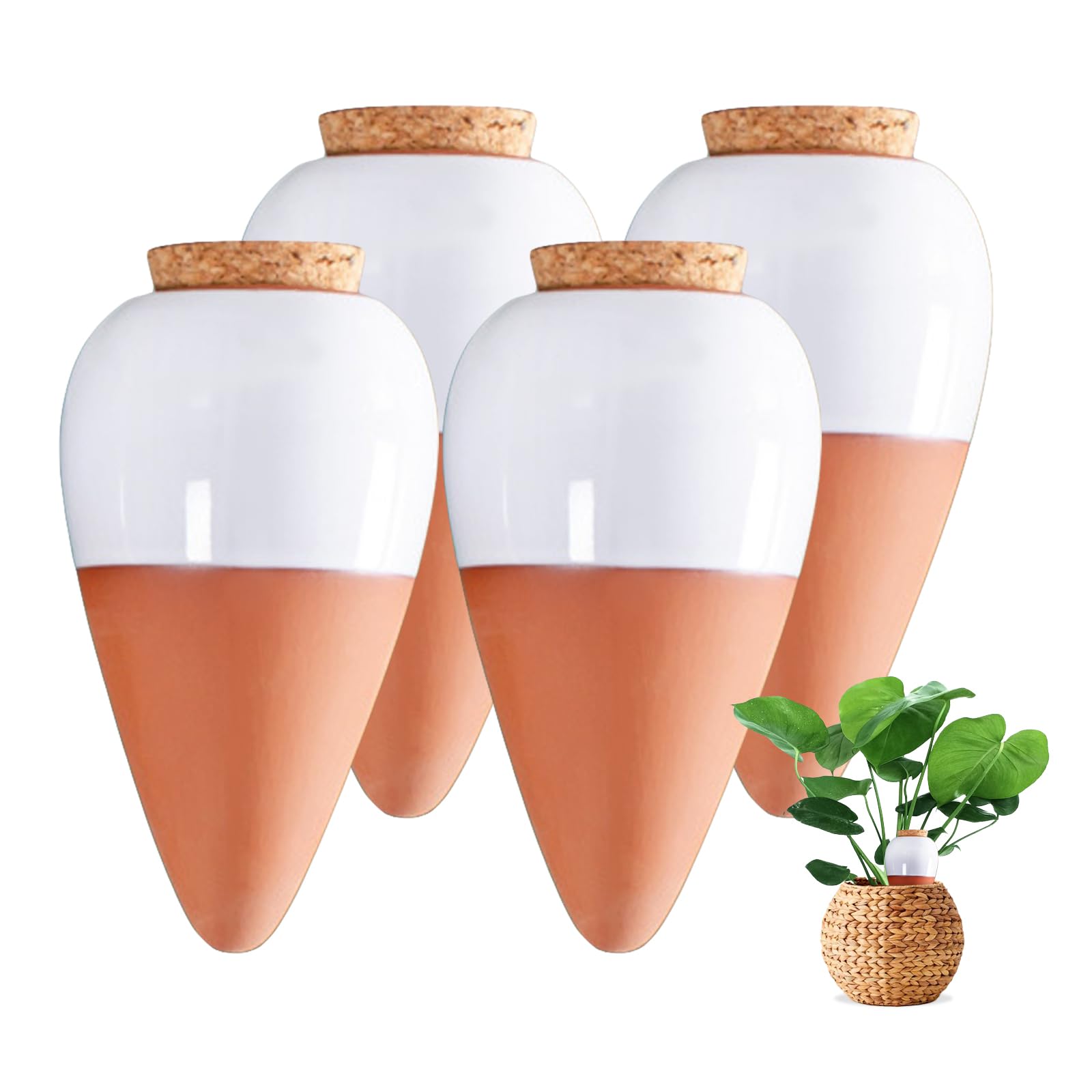 Ollas terre cuite à planter pour l'arrosage automatique des plantes