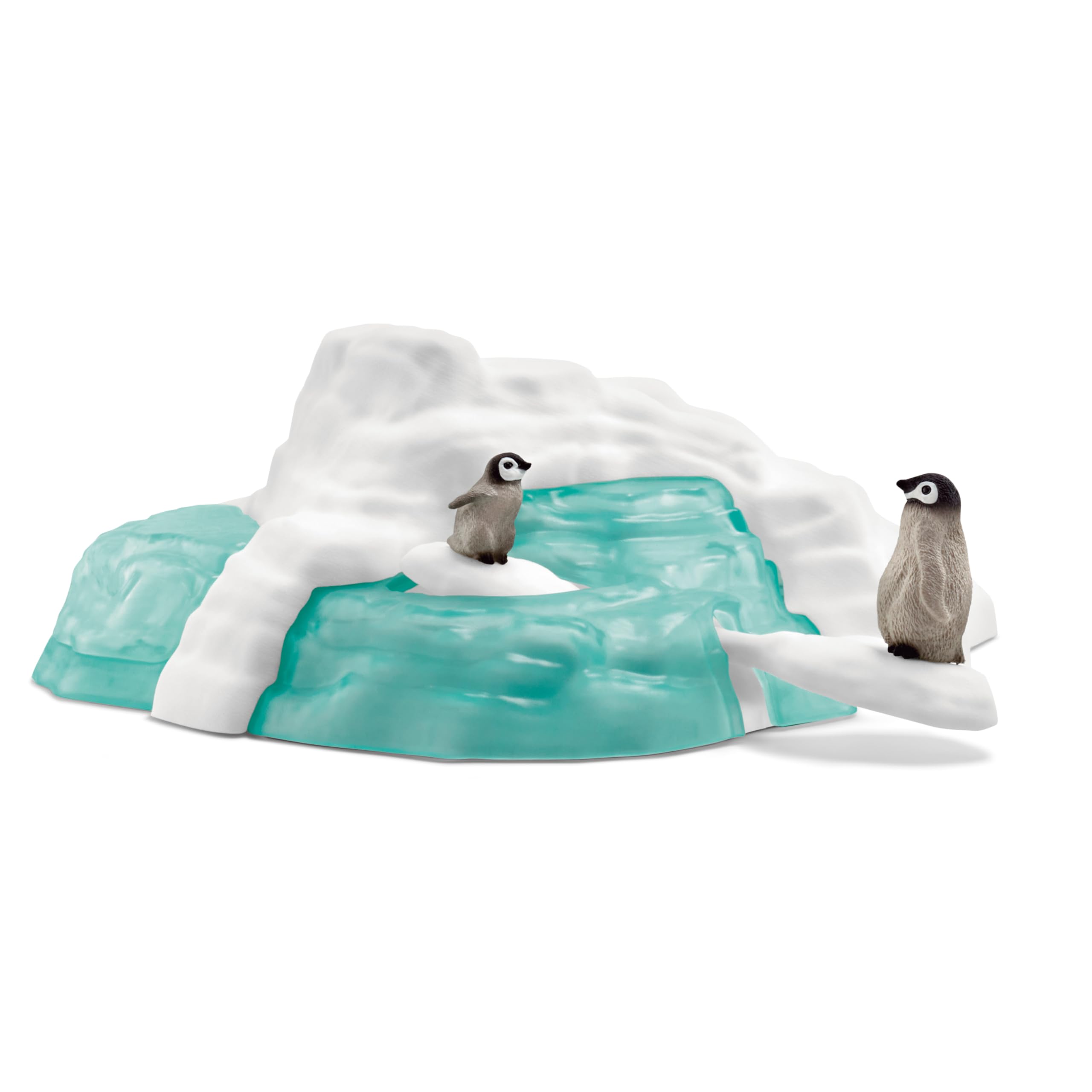 Schleich Family Fun Pingüinos Con Colina Y Tobogán | 14 Piezas | Juguete De Animales WILD LIFE | +3 Años