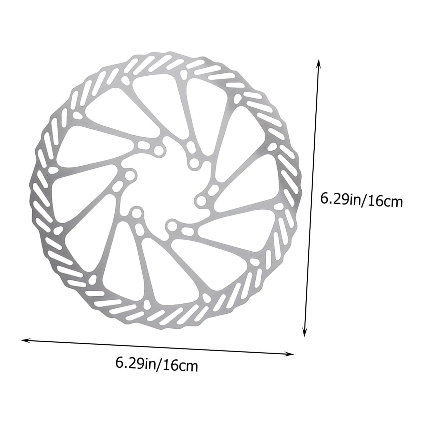 Luxshiny Frenos De Disco De Bicicleta Ahuecados Duraderos De Alta Resistencia Diseño CNC Torneado, Freno De Disco Ligero, para Bicicleta De Montaña Uso Adulto Ciclismo