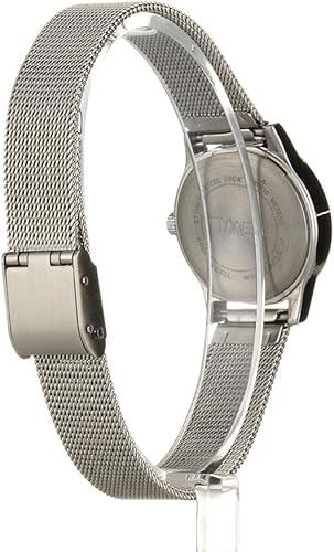 Miniatura 3 de Relox Timex para mujer modelo T2P457Casey reloj de vestir en tono plateado con brazalete de malla de acero inoxidable
