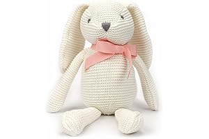 Snuggle Bunny: Organic Plush Companion for Precious Little Ones