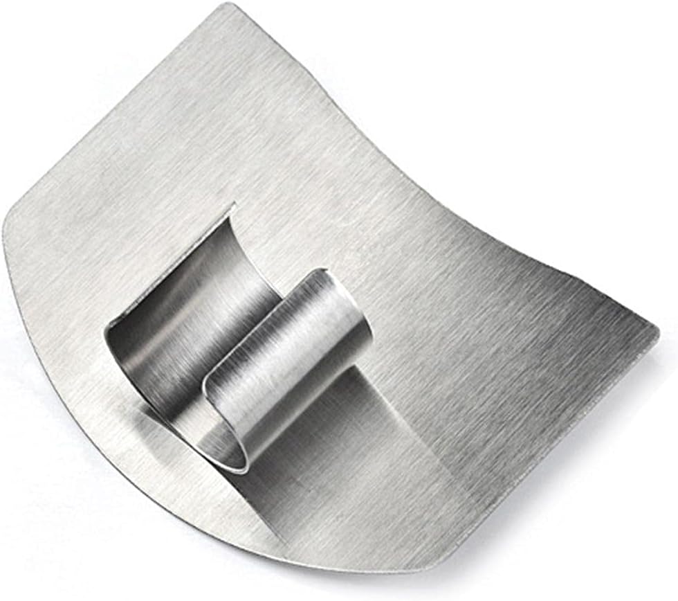 JANEMO Kitchen Knife Accessories,Finger Guard,Stainless Steel Finger Protector Kitchen Tool,Use for Protector Your Finger Avoid Hurting When Slicing : Home & Kitchen