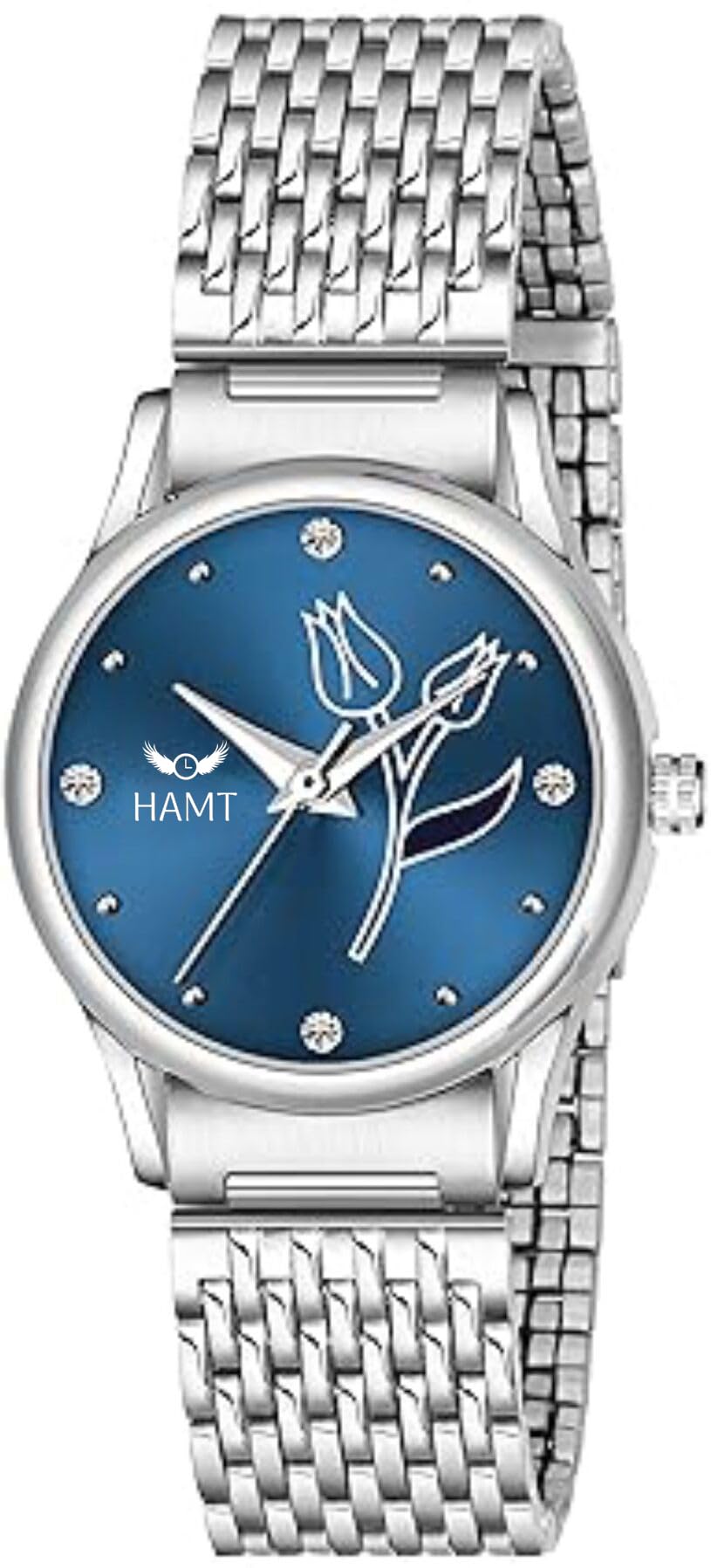 hamt Blue Dial Analog Watch for Women - HT-LR400-BLU-CH (B09P74CBJ1) Amazon Price History, Amazon Price Tracker
