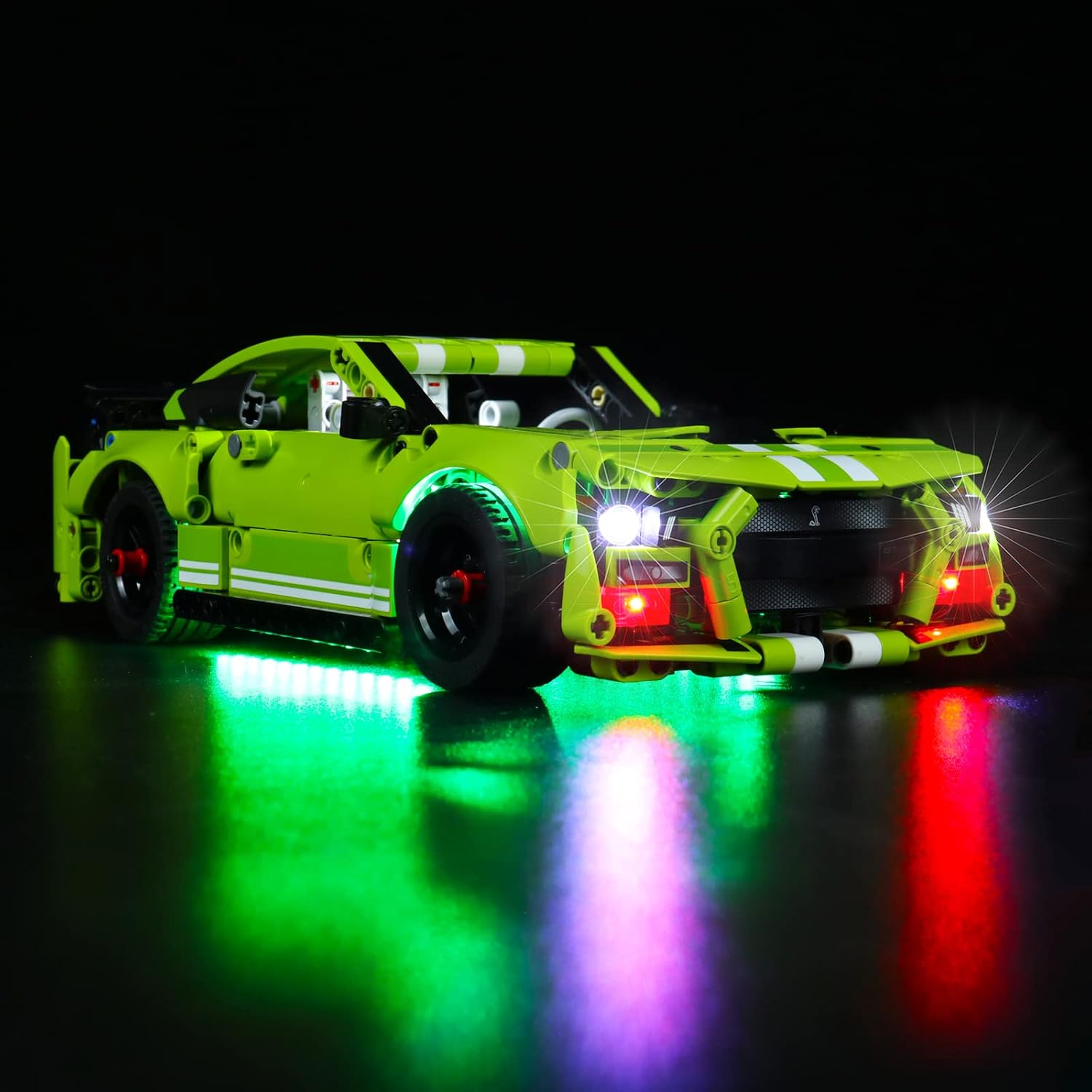 LED Light Kit for Lego 42138 Ford Mustang Shelby GT500, Light Kit ONLY, Lego Model is NOT Included