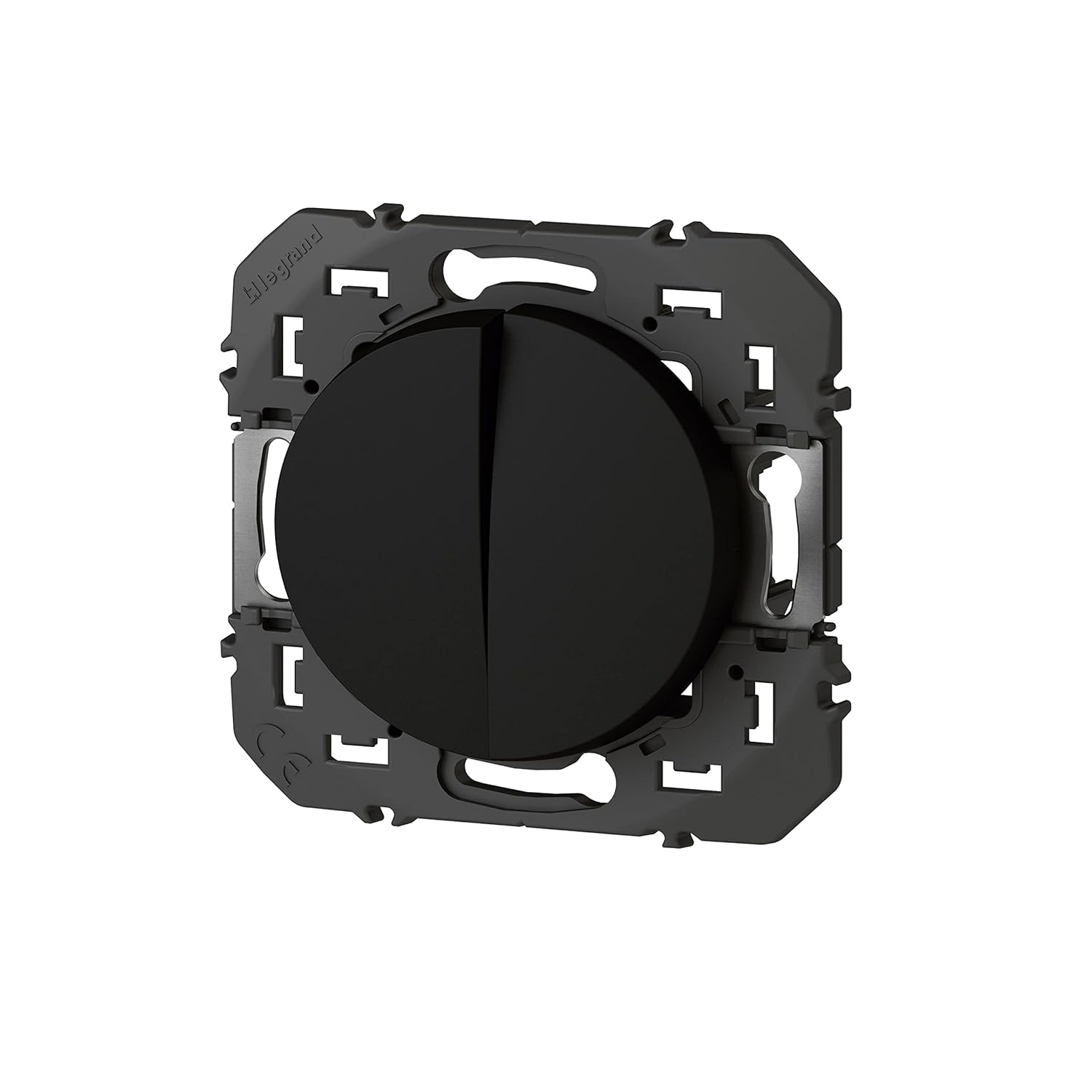 Legrand - Double or Toggle Switch Dooxie 10AX 250V ~ Black - Blister Pack