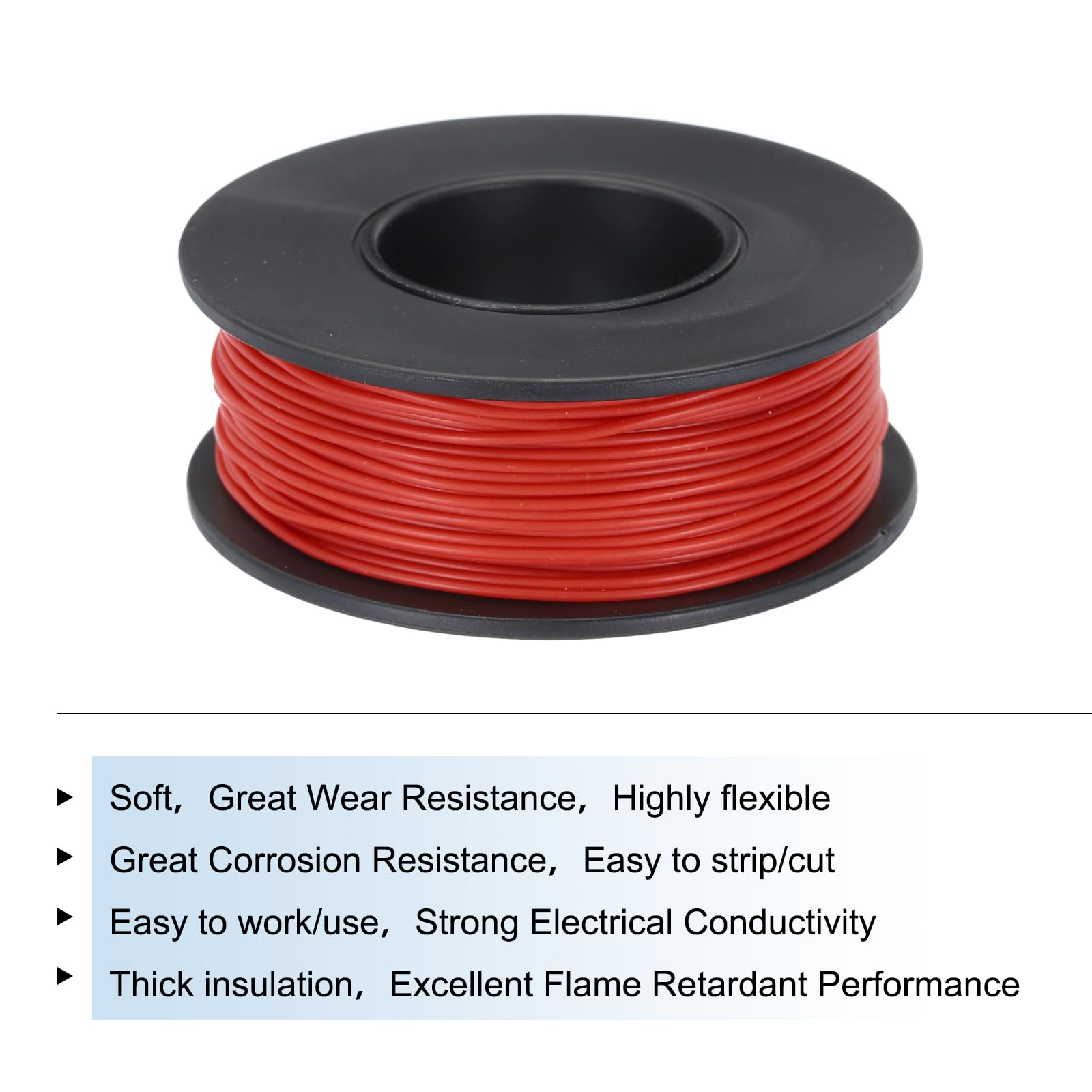 Pololu 30 AWG Flexibel koperdraad blauw, 30 meter op spoel