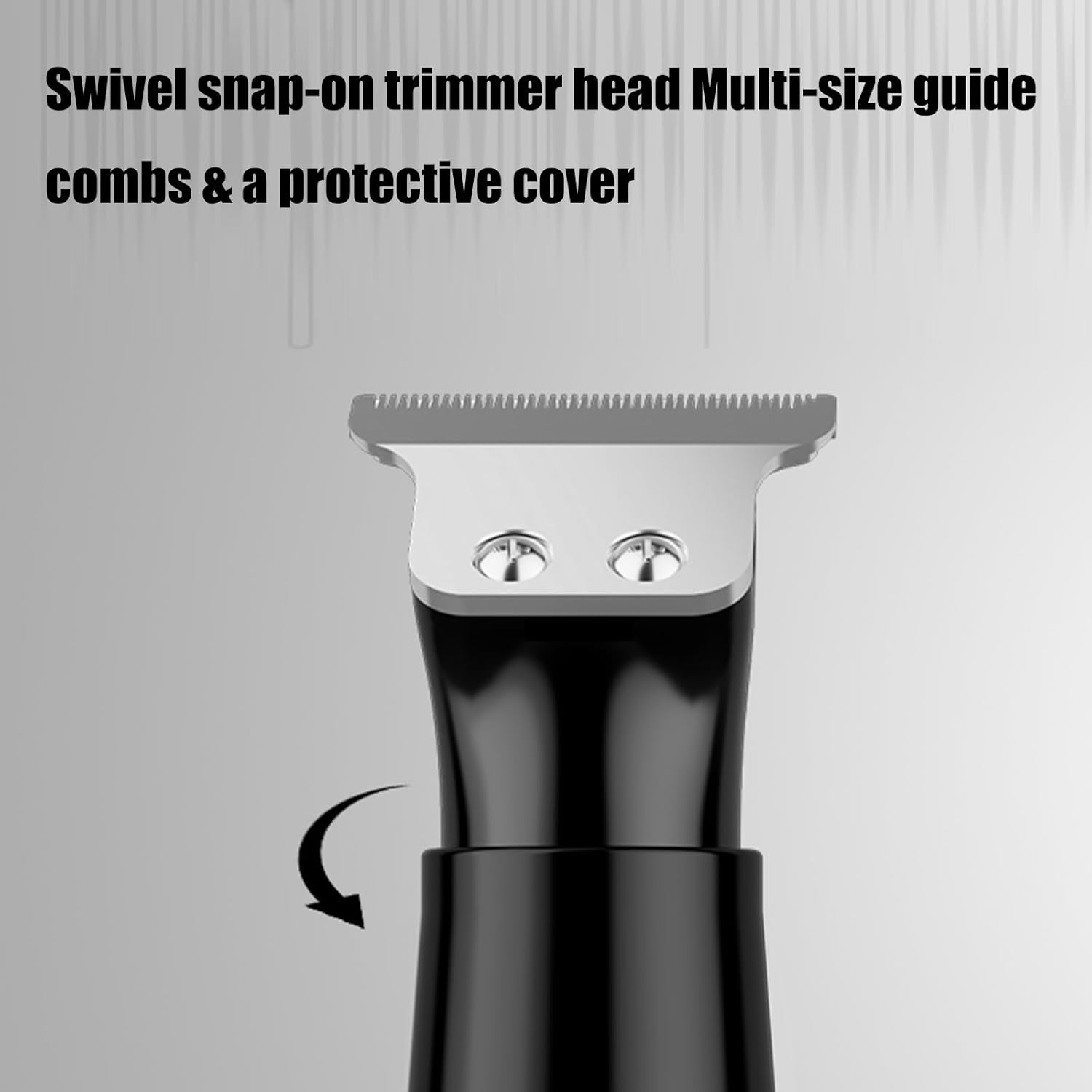 Multi Purpose Body Groomer with LCD Power Display Charging Modes and Flexible Head for Precise Hair Cutting Adjustable Corner Beard Pruner