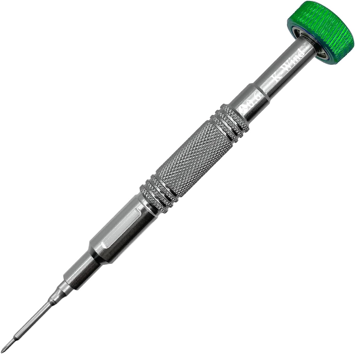 Tri-point Screwdriver Y000 0.6mm for Mobile Phone & Smartwatch, Magnetic S2 Steel Tip, Rotable Bearing Cap, Anti-slip Grip, Triwing Precision Screwdriver Repair Tool for Electronics